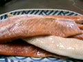 鮭のハラミを焼いてみました。